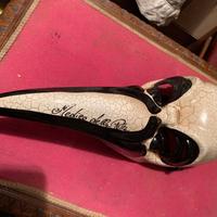 Maschera veneziana fatta a mano medico della peste