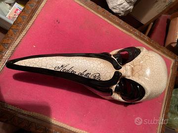 Maschera veneziana fatta a mano medico della peste