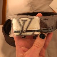 Cintura Louis Vuitton x Supreme - Bianca 105cm