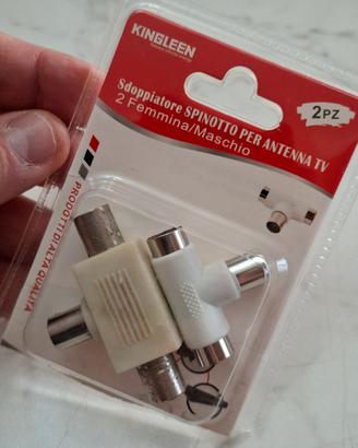Sdoppiatore coassiale per antenna TV