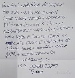 Chitarra Acustica