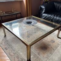 Tavolino basso in vetro
