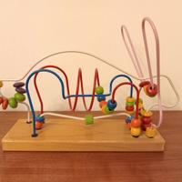 Gioco di legno - labirinto di perline