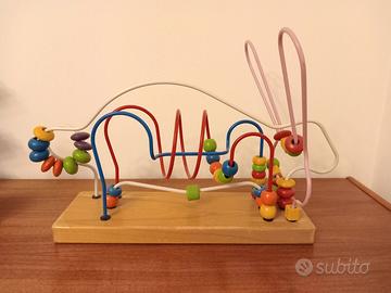 Gioco di legno - labirinto di perline