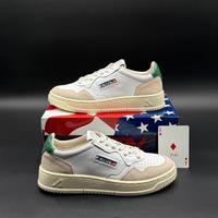 Autry Sneakers medalist low bianche e verdi: 37