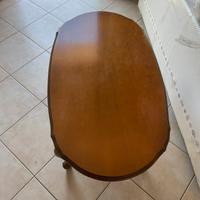 Tavolino ovale legno anni 50