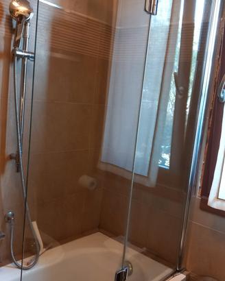 vetro doccia per vasca