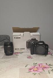 Canon eos2000d ef-s 18-55 mm dc iii IN GARANZIA