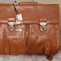 Borsa portadocumenti in pelle di vitello