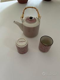 Teiera e bicchierini cinesi