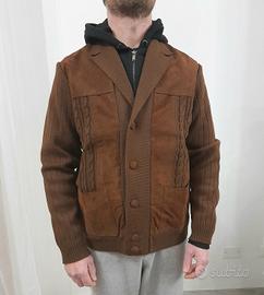 Scamosciato uomo, maglione in lana e renna