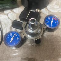 Impianto co2 riduttore elettrovalvola ph controll
