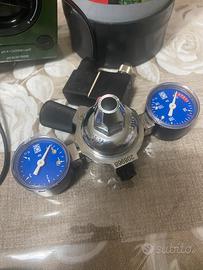 Impianto co2 riduttore elettrovalvola ph controll