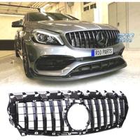 GRIGLIA MERCEDES CLA W117 13-16 LOOK AMG GTR NERO 