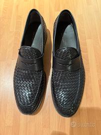 Scarpe intrecciate Blu