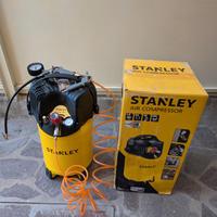 Compressore Stanley 25 litri 10 bar oilless