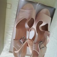 scarpa camoscio beige