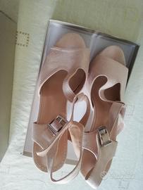 scarpa camoscio beige