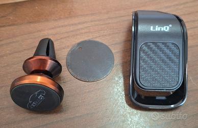 Lotto 2 Supporti Smartphone Auto Magnetico + Da Cr