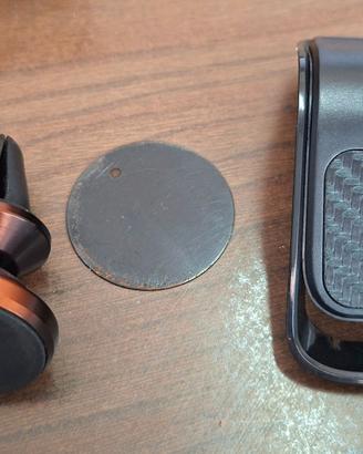 Lotto 2 Supporti Smartphone Auto Magnetico + Da Cr