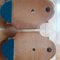 Coppia appendiabiti da parete