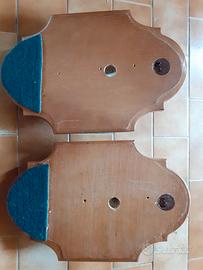 Coppia appendiabiti da parete