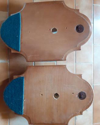 Coppia appendiabiti da parete