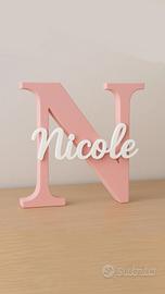 Lettere personalizzate con nome in 3D