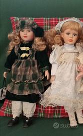 Collezione 35 bambole in porcellana 