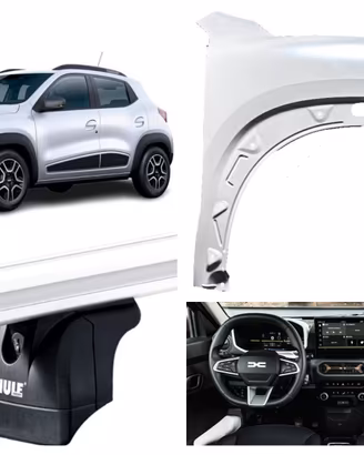 Dacia Spring cofano paraurti parafango barre cerch