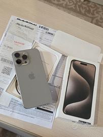 iPhone 15 pro max 256GB titanium naturale 