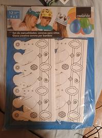 Corone da colorare gioco per bambini 