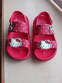 Ciabattine   piscina tg 24-25 cm. 17 Hello Kitty