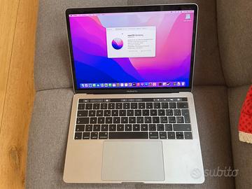 Macbook pro 13 pollici anno 2016 500gb disco e 8gb