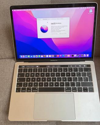 Macbook pro 13 pollici anno 2016 500gb disco e 8gb