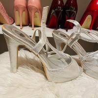 Scarpe Donna Kiss Kriss Argento nr.40