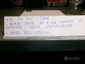 Alberi a camme con supporto volkswagen polo 1.4