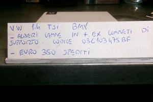 Alberi a camme con supporto volkswagen polo 1.4