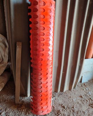 Rete arancione da cantiere 