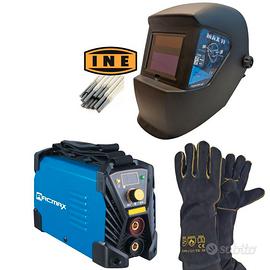SALDATRICE A ELETTRODO ARCMAX 160A + ACCESSORI