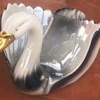 Cigno ceramica Capodimonte