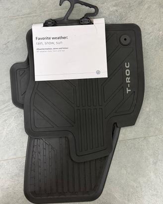 Set Tappetini Gomma Originali VW Volkswagen T-Roc