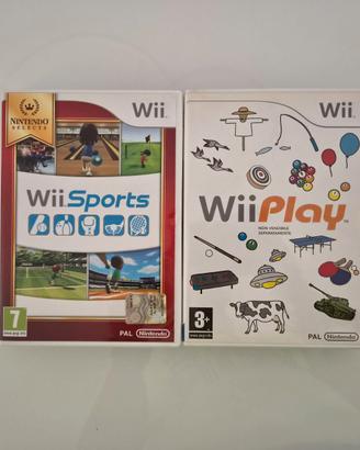 Wii sports e wii play