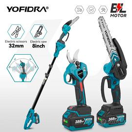 KIT POTATURA CON ASTA TELESCOPICA Batterie 18V 4Ah