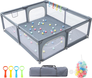 Box bambini nuovo 180x150cm  + 50 palline + borsa