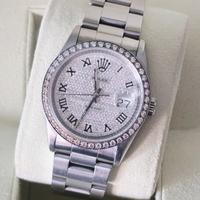 Rolex Datejust 36 mm. - Quadrante Pave Roman
