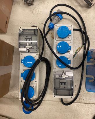 Quadri elettrici da cantiere 230V con prese CEE