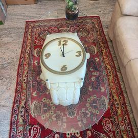 Tavolino vintage orologio