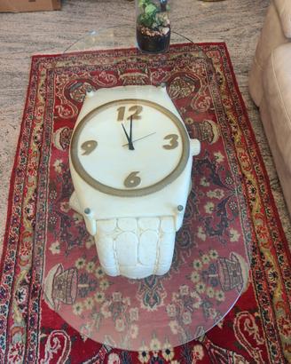 Tavolino vintage orologio