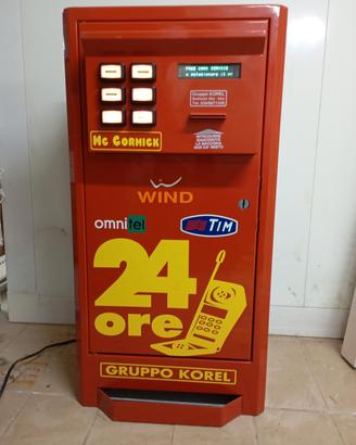 distributore automatico ricariche telefoniche 